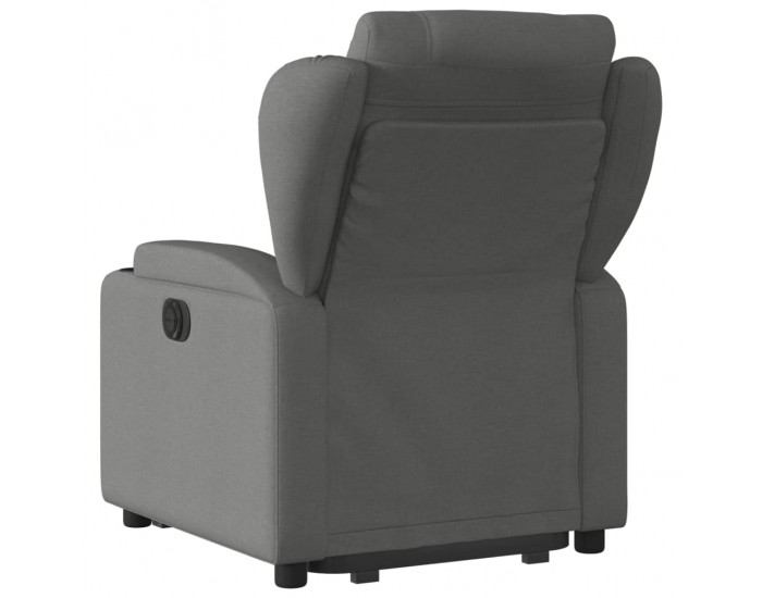 Sonata Fotoliu electric rabatabil cu ridicare, gri închis, textil