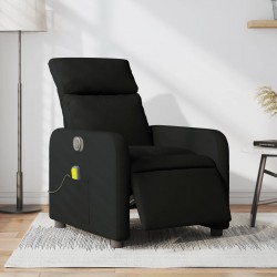Sonata Fotoliu electric de masaj rabatabil, negru, textil