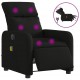 Sonata Fotoliu electric de masaj rabatabil, negru, textil