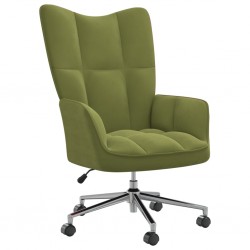 Sonata H Релакс стол, светлозелен, кадифе - Fotolii