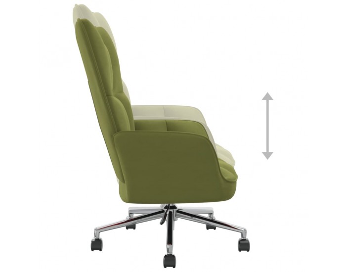 Sonata H Релакс стол, светлозелен, кадифе