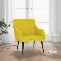 Sonata H Кресло, жълто, 63x76x80 см, кадифе - Fotolii