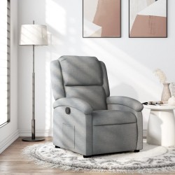 Sonata Fotoliu rabatabil, gri deschis, material textil