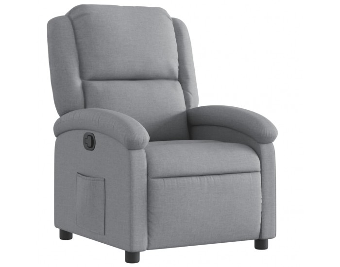 Sonata Fotoliu rabatabil, gri deschis, material textil