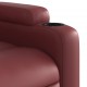 Sonata H Масажен наклоняем стол, виненочервен, изкуствена кожа
