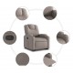 Sonata Fotoliu rabatabil cu ridicare pe verticală, gri taupe, textil