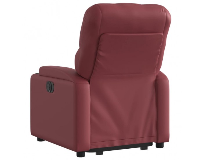 Sonata H Изправящ реклайнер стол, виненочервен, изкуствена кожа