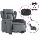 Sonata H Електрически изправящ реклайнер стол, сив, изкуствена кожа