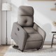 Sonata Fotoliu rabatabil cu ridicare pe verticală, gri taupe, textil