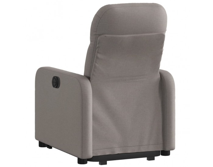 Sonata Fotoliu rabatabil cu ridicare pe verticală, gri taupe, textil