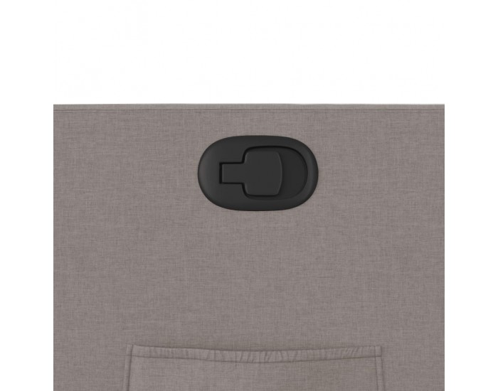 Sonata Fotoliu rabatabil cu ridicare pe verticală, gri taupe, textil