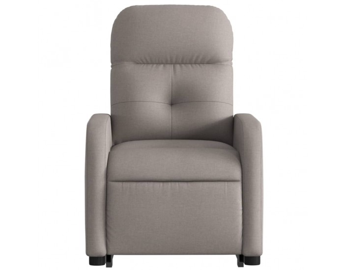 Sonata Fotoliu rabatabil cu ridicare pe verticală, gri taupe, textil