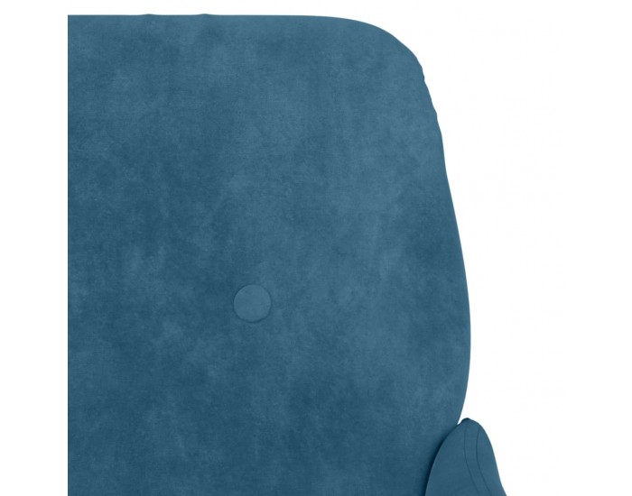 Sonata H Кресло, синьо, 62x79x79 см, кадифе