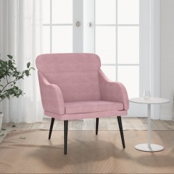 Sonata H Кресло, розово, 63x76x80 см, кадифе - Fotolii
