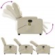Sonata H Масажен стол реклайнер, кремав, изкуствена кожа