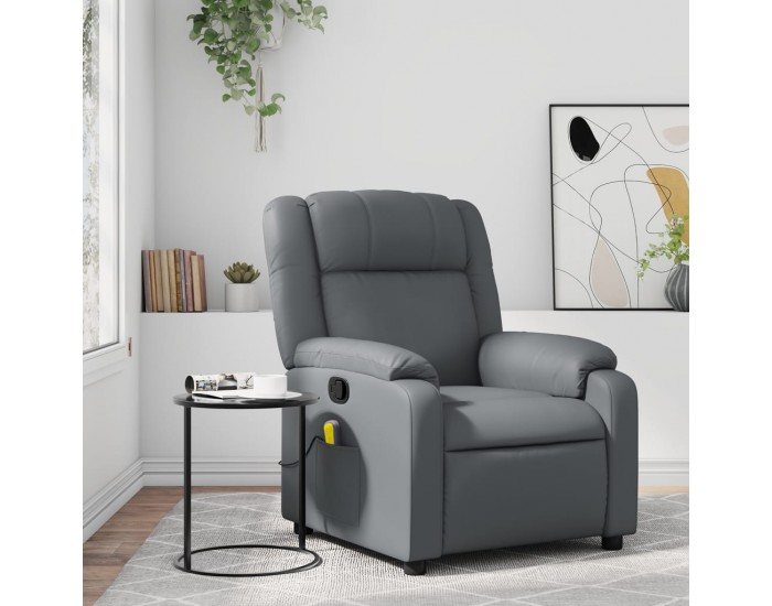 Sonata H Масажен наклоняем стол, сив, изкуствена кожа