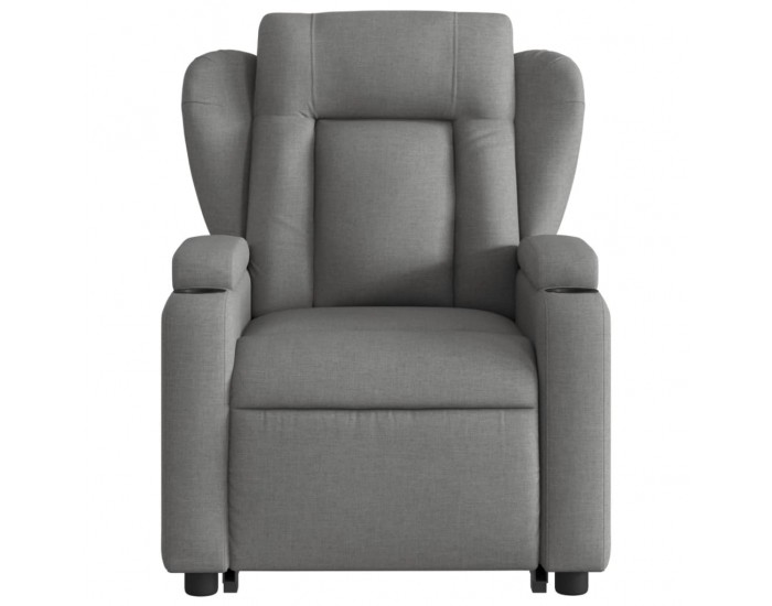 Sonata Fotoliu rabatabil cu ridicare pe verticală, gri închis, textil