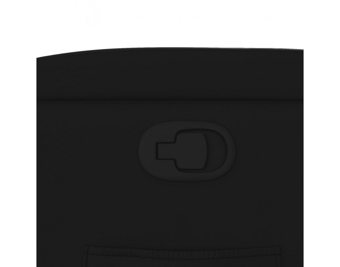 Sonata H Изправящ реклайнер стол, черен, изкуствена кожа