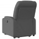 Sonata H Електрически изправящ реклайнер стол, тъмносив, текстил