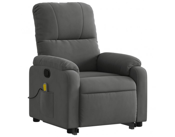 Sonata H Изправящ масажен наклоняем стол тъмносив, микрофибърен текстил
