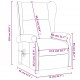 Sonata H Wingback електрически реклайнер стол, тъмносив, текстил