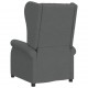Sonata H Wingback електрически реклайнер стол, тъмносив, текстил
