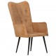 Sonata H Wingback стол, кафяв, канава