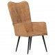 Sonata H Wingback стол, кафяв, канава