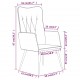 Sonata H Wingback стол, кафяв, канава