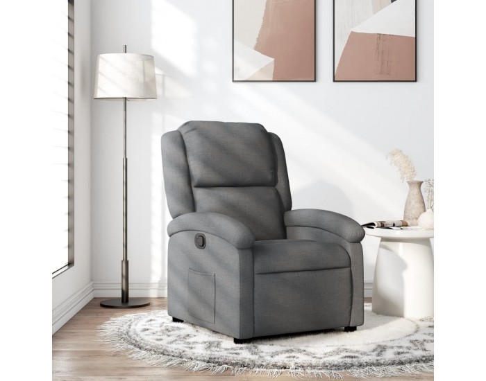 Sonata Fotoliu rabatabil gri închis, material textil
