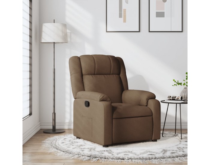 Sonata Fotoliu rabatabil, maro, material textil