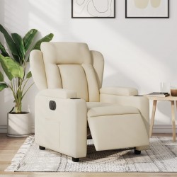 Sonata H Електрически стол реклайнер , кремав, текстил - Mobilier tapițat