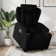 Sonata Fotoliu rabatabil cu ridicare pe verticală, negru, textil