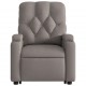 Sonata Fotoliu electric rabatabil cu ridicare, gri taupe, textil