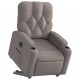 Sonata Fotoliu electric rabatabil cu ridicare, gri taupe, textil