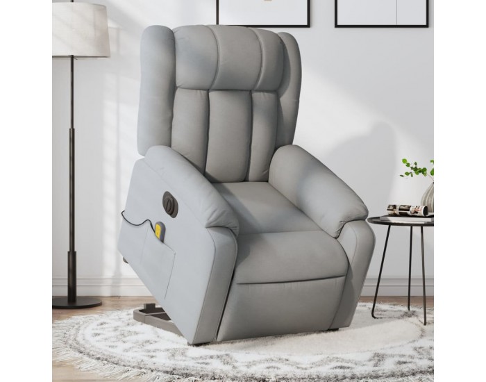Sonata Fotoliu electric masaj rabatabil cu ridicare, gri închis textil