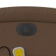 Sonata H Електрически масажен реклайнер стол, кафяв, текстил