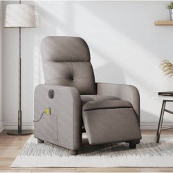 Sonata H Електрически масажен наклоняем стол, таупе, текстил - Mobilier tapițat