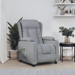 Sonata H Електрически масажен стол, светлосив, текстил - Mobilier cu mecanism de relaxare