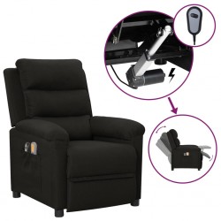 Sonata H Електрически масажен стол, черен, текстил - Mobilier cu mecanism de relaxare