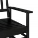 Sonata H Пейка планер, черна, 118x70x104,5 см, масивна дървесина топола