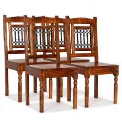 Sonata H Трапезни столове, 4 бр, масивно дърво, класически - Scaune de dining