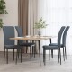 Sonata H Трапезни столове, 4 бр, тъмносиви, кадифе