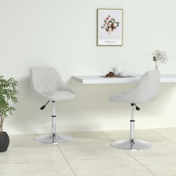 Sonata H Трапезни столове, 2 бр, бели, изкуствена кожа - Scaune de dining
