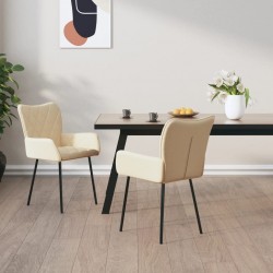 Sonata H Трапезни столове, 2 бр, кремави, текстил - Scaune de dining