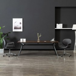 Sonata H Въртящ се трапезен стол, сив, текстил - Scaune de dining