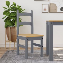 Sonata H Трапезни столове 2 бр сиви 40x46x99 см бор масив - Scaune de dining