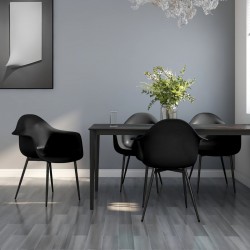 Sonata H Трапезни столове, 4 бр, черни, PP - Scaune de dining