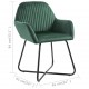 Sonata H Трапезни столове, 4 бр, зелени, кадифе