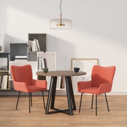 Sonata H Трапезни столове, 2 бр, розови, кадифе - Scaune de dining